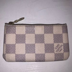 NWT Louis Vuitton Damier Azur Key Pouch